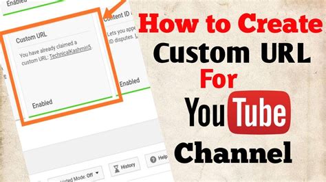 create a YouTube url